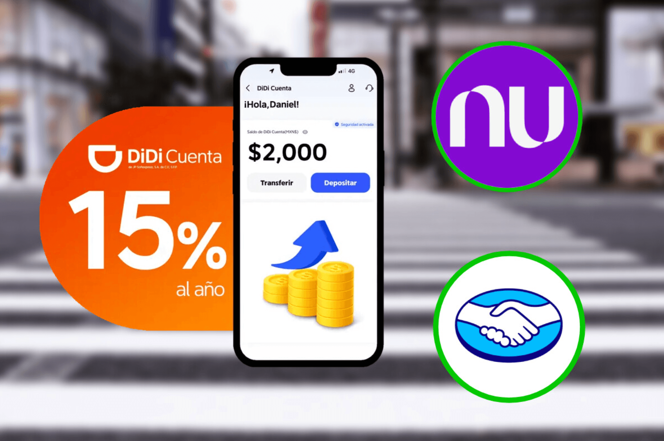 DiDi lanza opción de cuenta con rendimientos en México con tasa de 15% anual