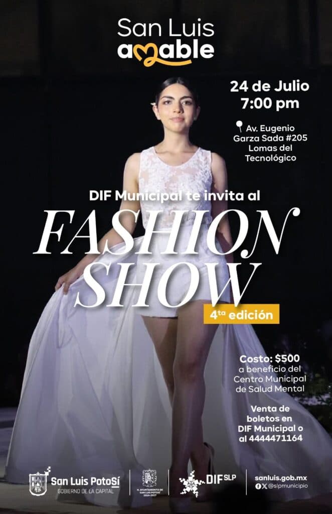 Invita DIF Municipal a cuarta edición de su Fashion Show