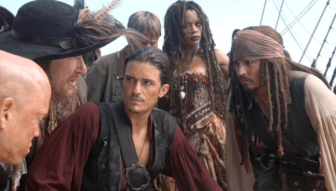 Una tormenta de cine: la intensa filmación de la batalla final en Piratas del Caribe