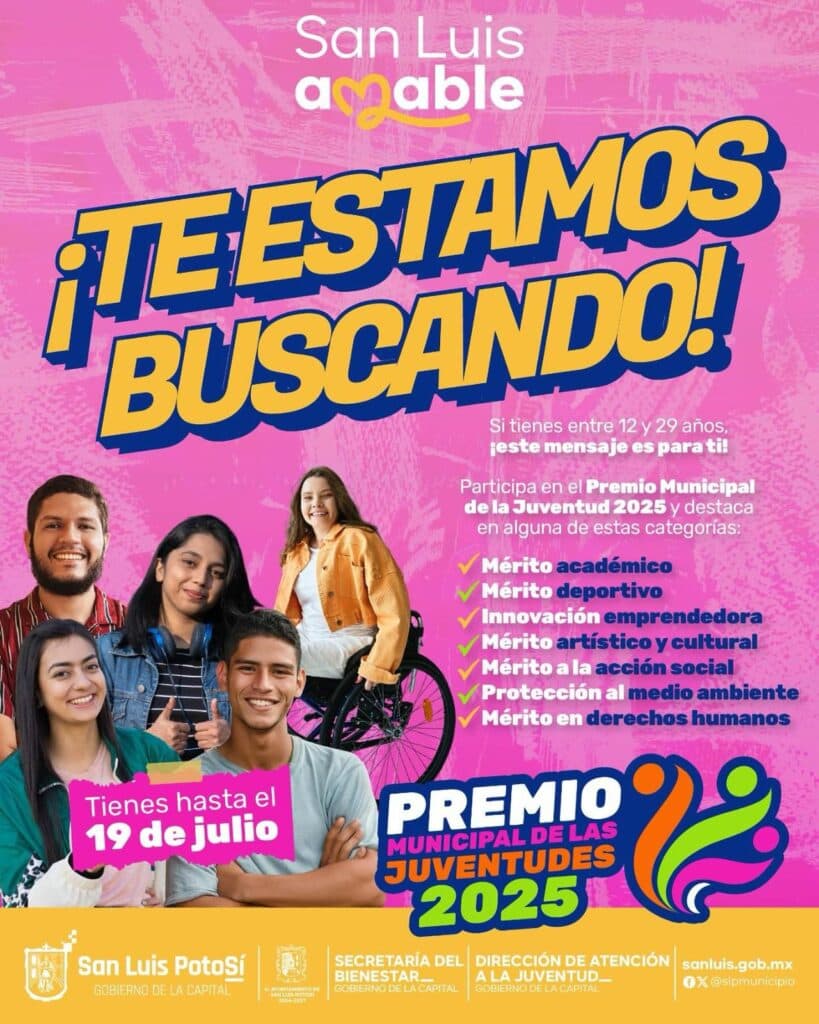 Aprueban y presentan convocatoria para Premio Municipal de la Juventud 2025