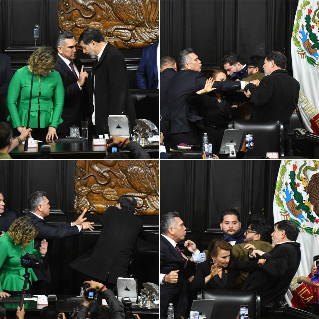 Se armó la gresca en el Congreso; Alito vs Noroña
