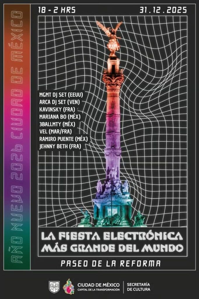 Confirman artistas para megaconcierto de fin de año en la CDMX