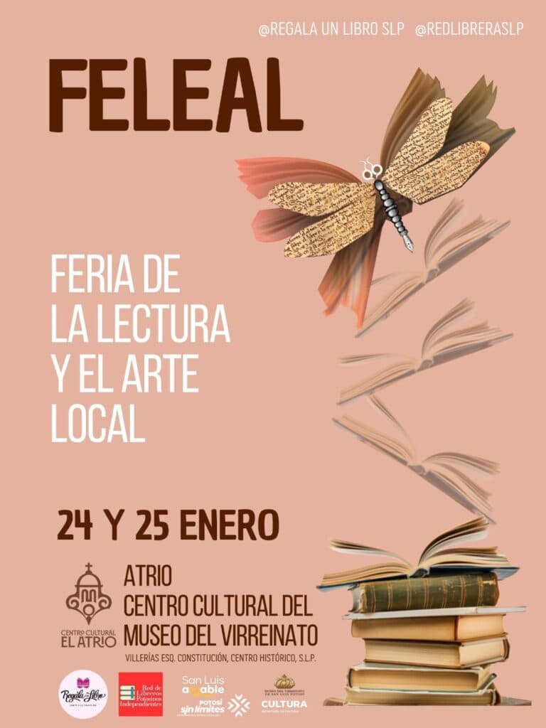 Llega la Feria de la Lectura y el Arte Local a SLP