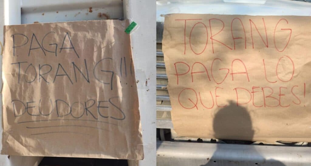 Bloquean carretera en Tancanhuitz exigiendo pago a empresa constructora