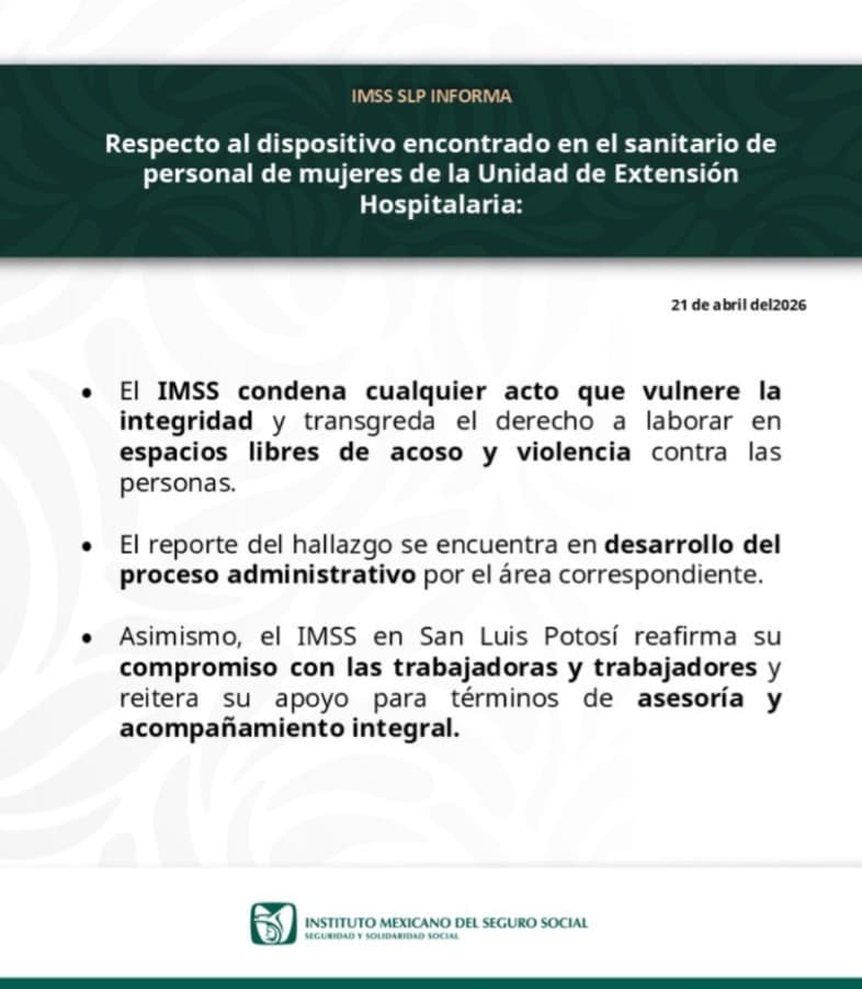 Encuentran cámaras espías en baños de la Clínica 45 del IMSS